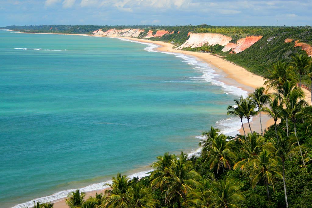 Falésias da Praia de Pitinga, Arraial d'Ajuda